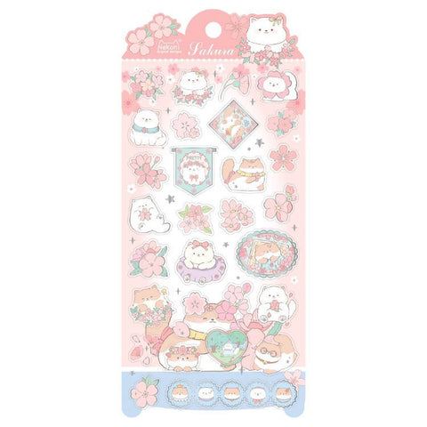 Sticker Sheet Stickers Sakura Series (NEKONI)