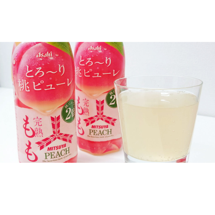 Mitsuya Cider Luxurious Peach 10% Puree 500ml (ASAHI) DATOVARE