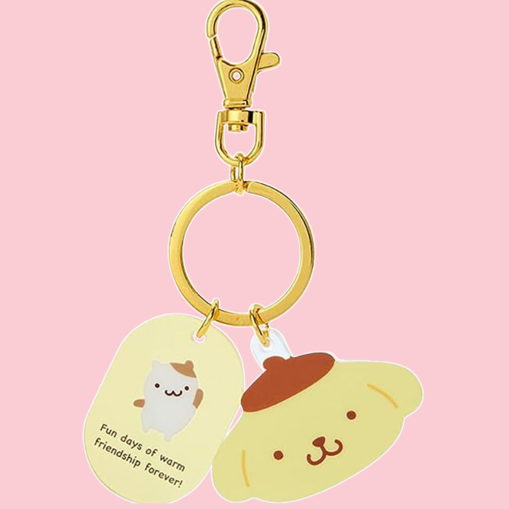 Sanrio Acrylic Face Shaped Keychain (SANRIO)