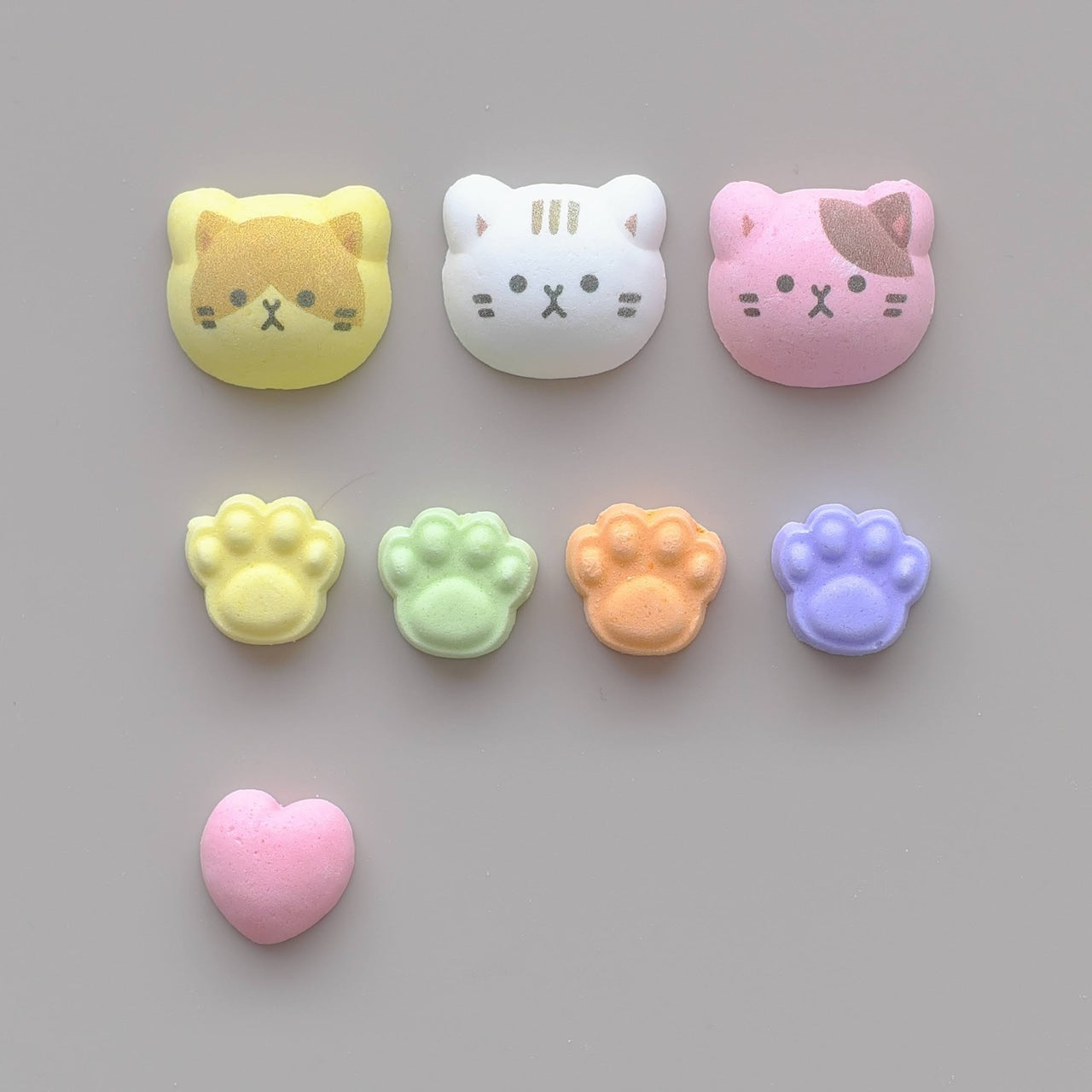 Kyoto Sweets Gift Set Hand Made Ramune & Konpeitou Rock Candy Cat 71g (Ageo)