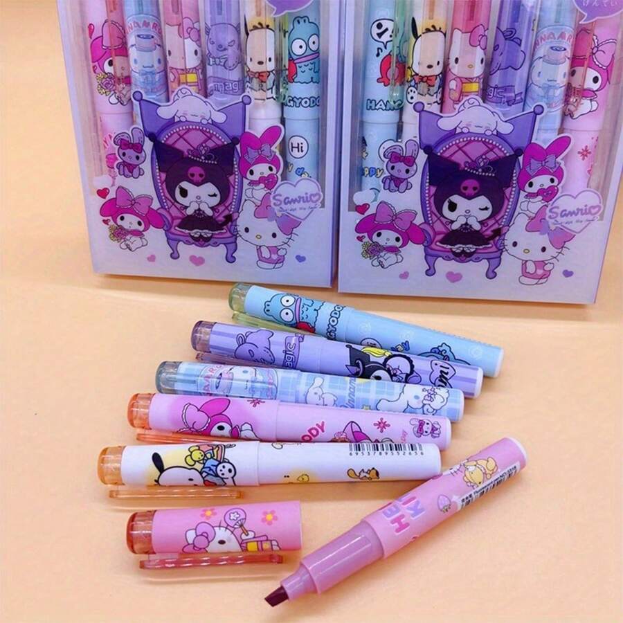 Markeringstusj Sanrio 6 Farger