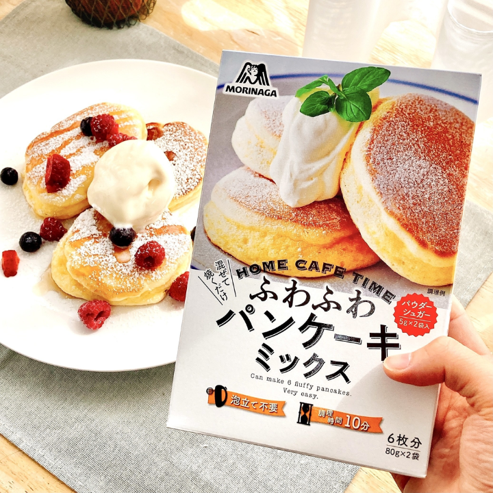 Fluffy Japanese Hotcake Pancake Mix w/ Powder Sugar 170g (MORINAGA)