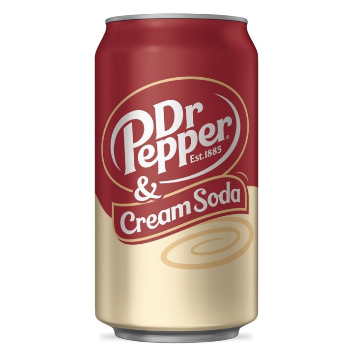Dr Pepper & Cream Soda 355ml