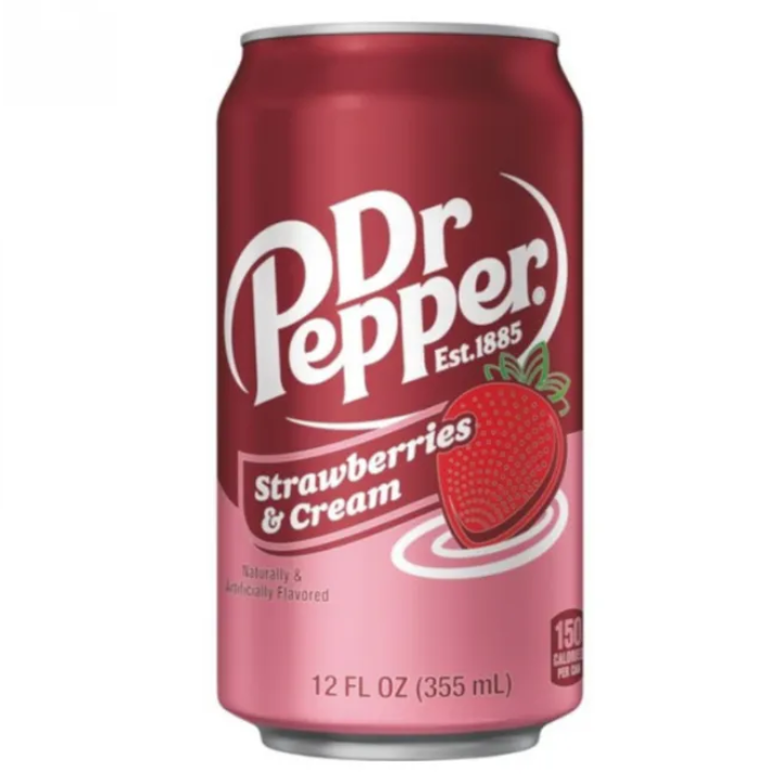 Dr. Pepper Strawberries & Cream 355ml