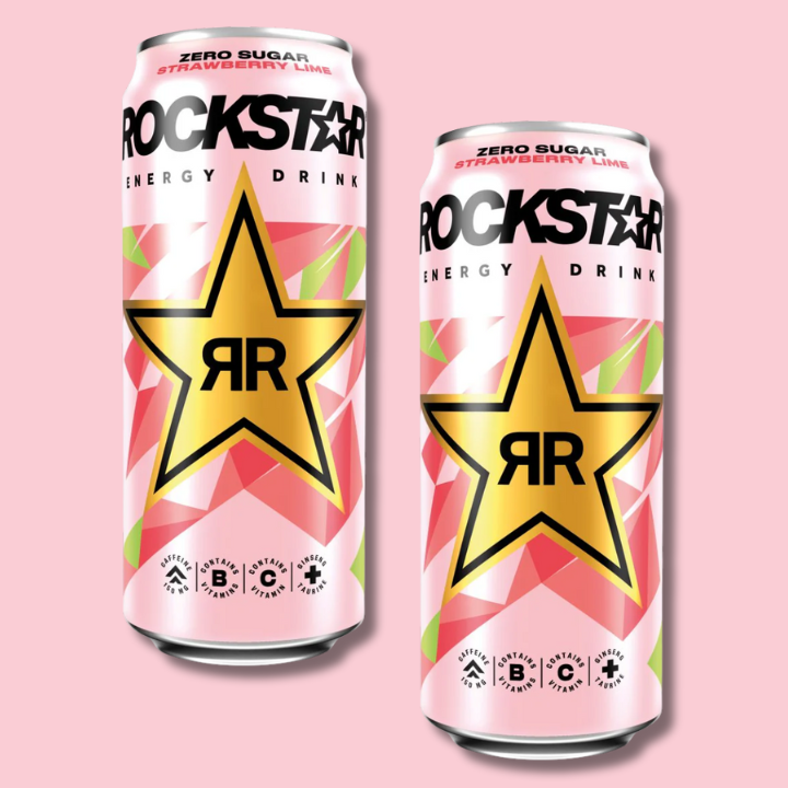 Rockstar Strawberry Lime Energy Drink 500ml