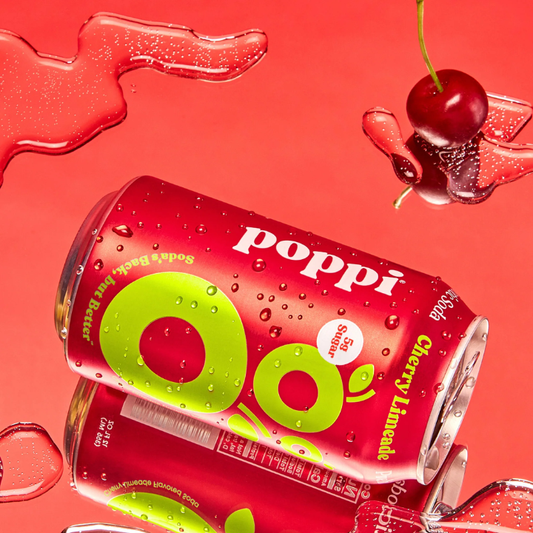 Prebiotic Soda Cherry Limeade 355ml (POPPI)