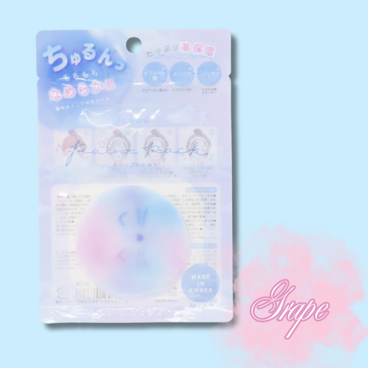 Grape Scented Point Facepack Cat 10pc (Q-LIA)