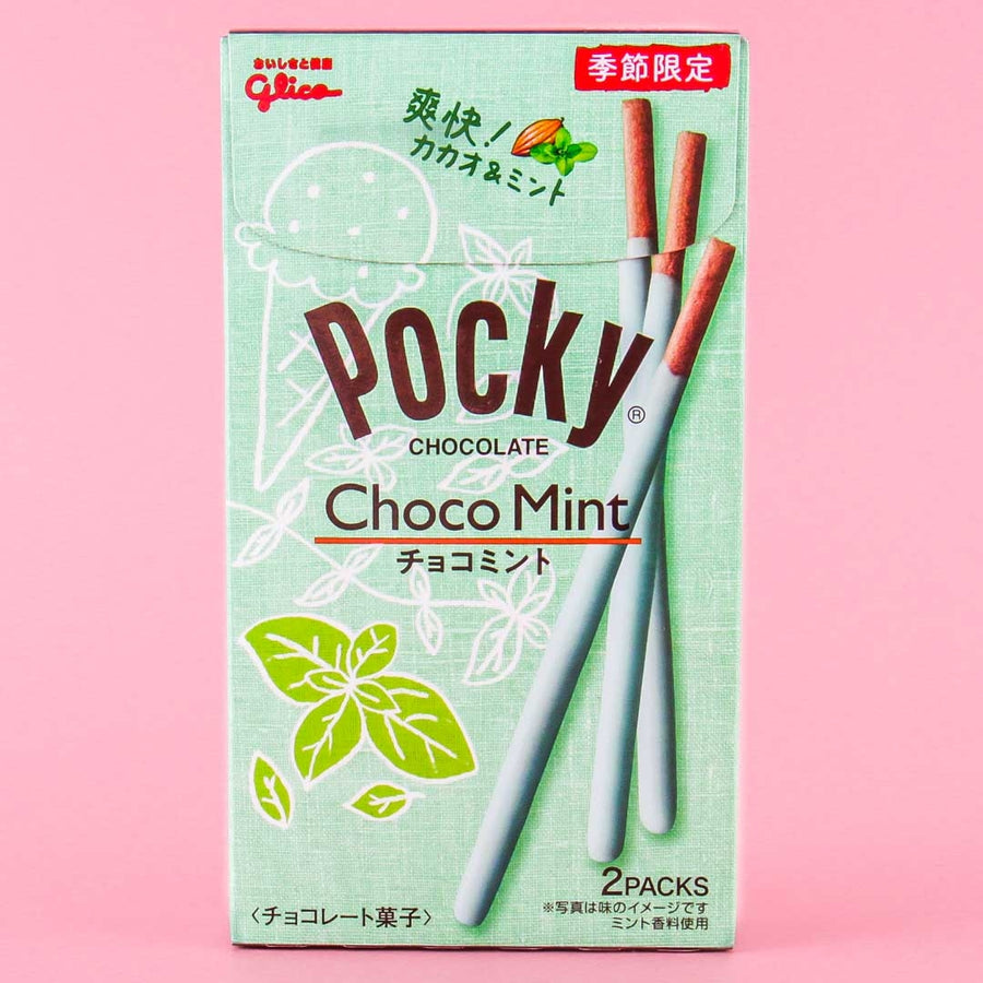 Glico Pocky Choco Mint 82g (GLICO)