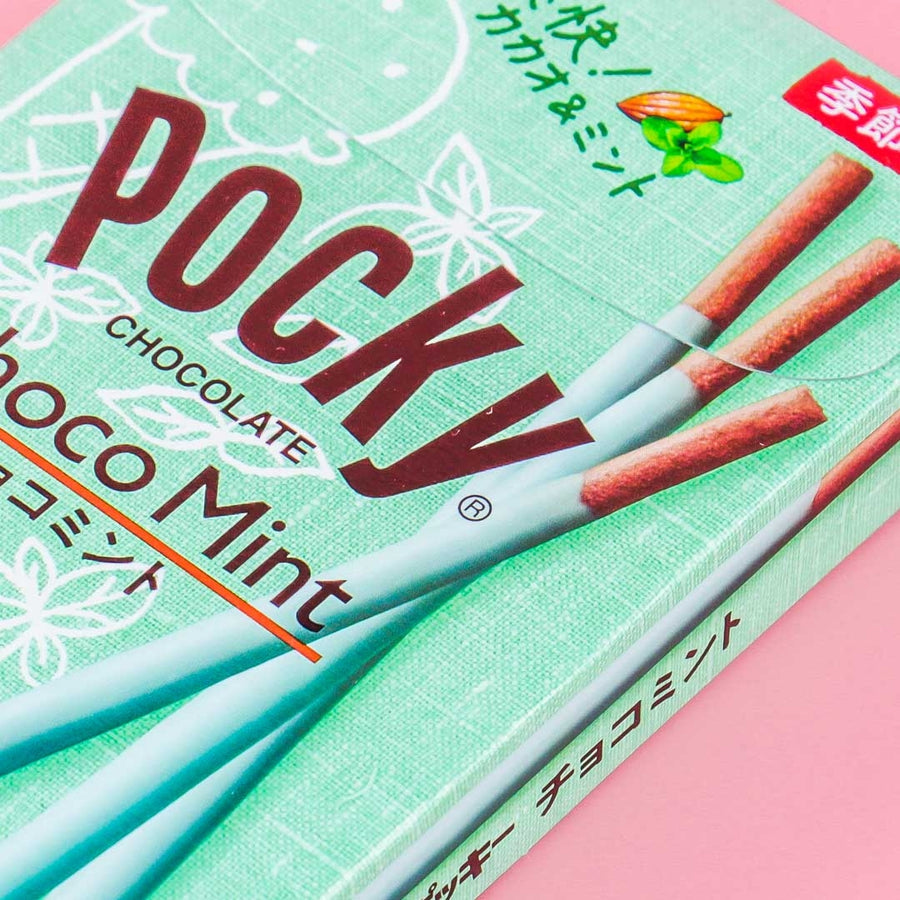 Glico Pocky Choco Mint 82g (GLICO)