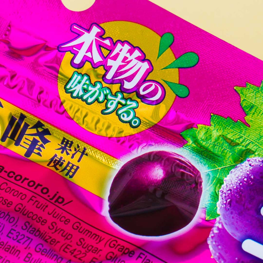 Kororo Grape Fruit Juice Gummy 48g (UHA)