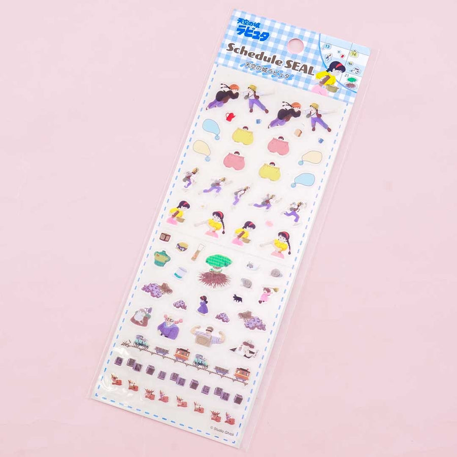 Ghibli Castle in the Sky Schedule Sticker (ENSKY)