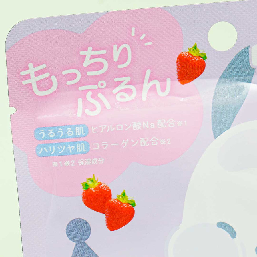 Sanrio Characters Mocchiri Purun! Face Pack Strawberry 25ml (SANRIO)