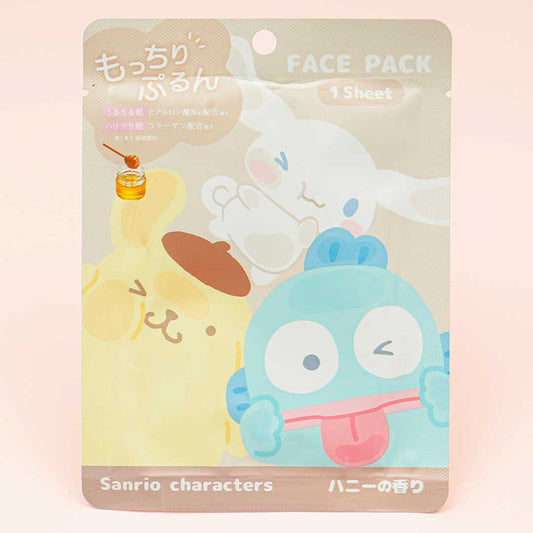 Sanrio Characters Mocchiri Purun! Face Pack Honey 25ml (SANRIO)