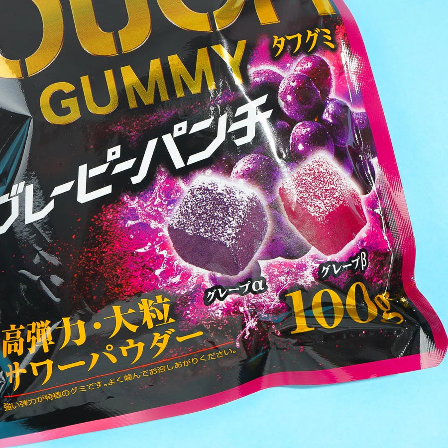Tough Gummy Candy Dual Grape Punch 100g (KABAYA)