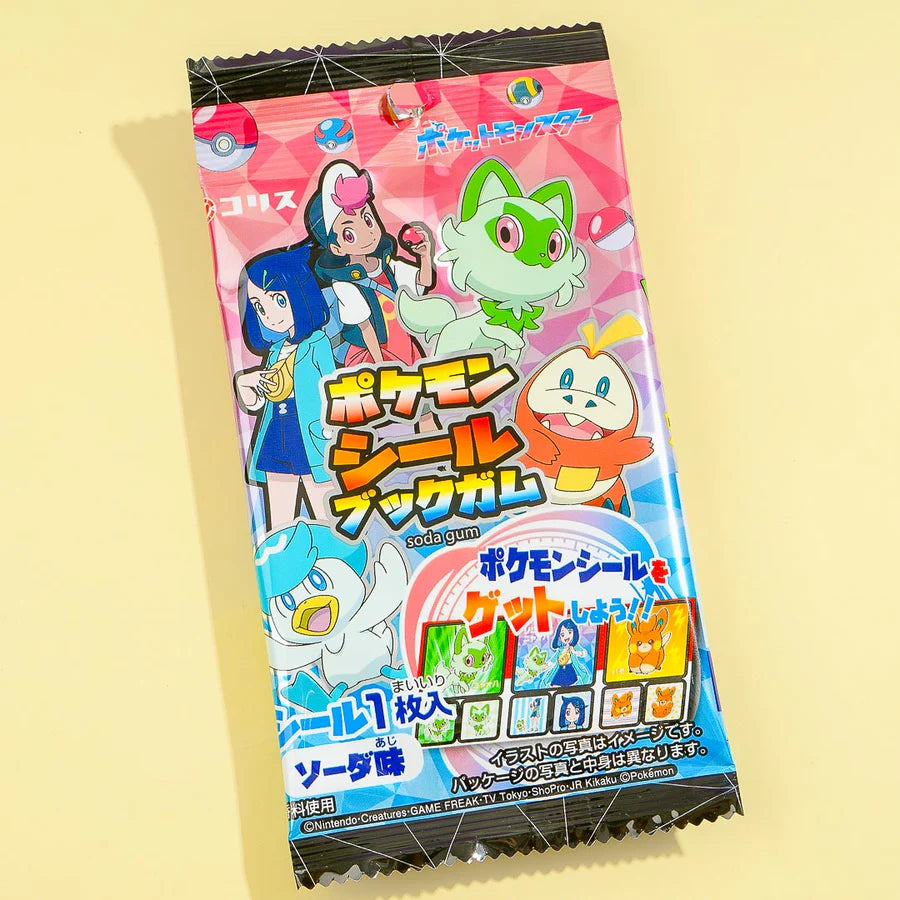 Pokemon Collectable Sticker Book & Gum Pack 3.5g (CORIS)