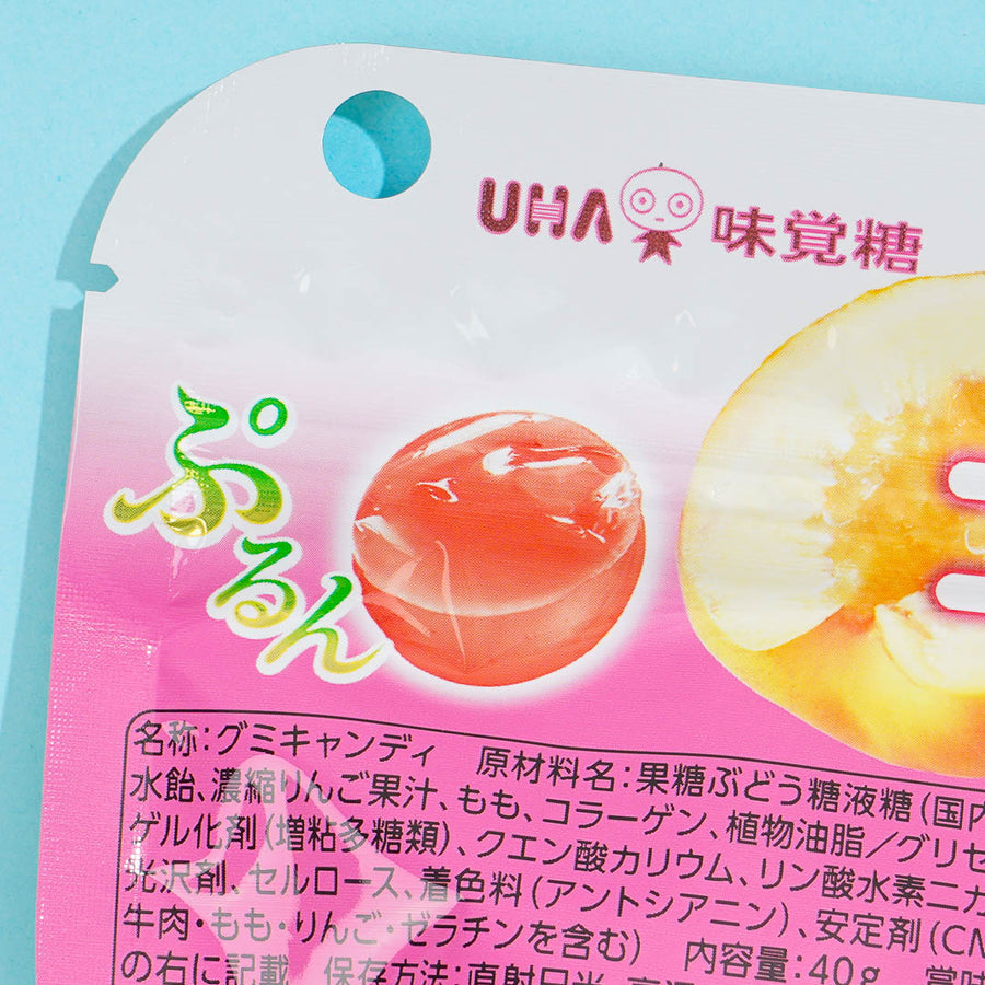 Kororo Peach Fruit Juice Gummy 40g (UHA)