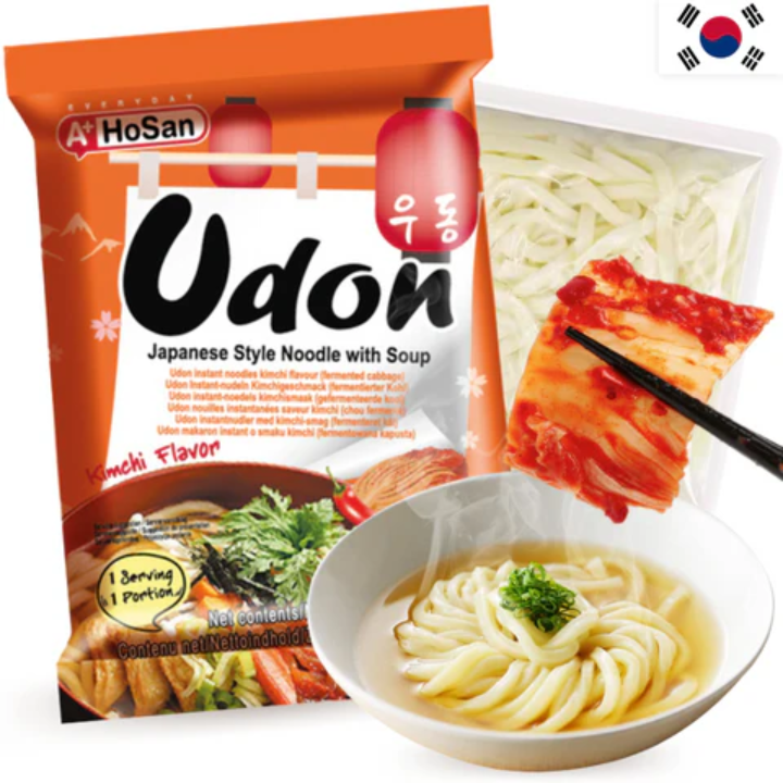 Udon Instant Noodles Kimuchi 234.6g (A+HOSAN)