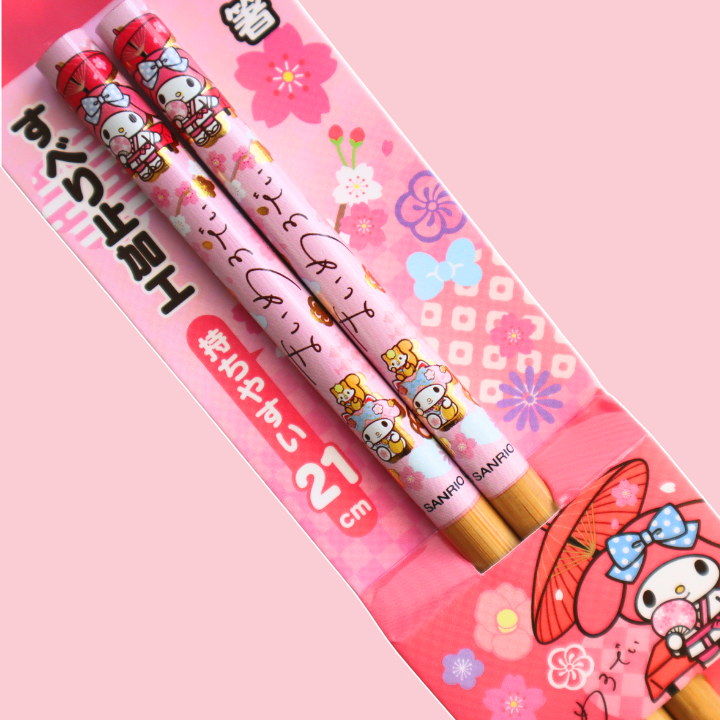 Japansk Spisepinner Bamboo Sanrio 21cm (SANRIO)