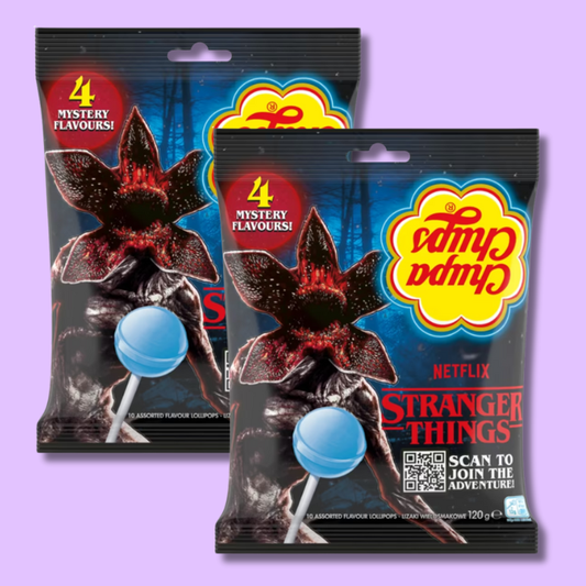 Chupa Chups Stranger Things 4 MYSTERY Flavours Lollipops 120g