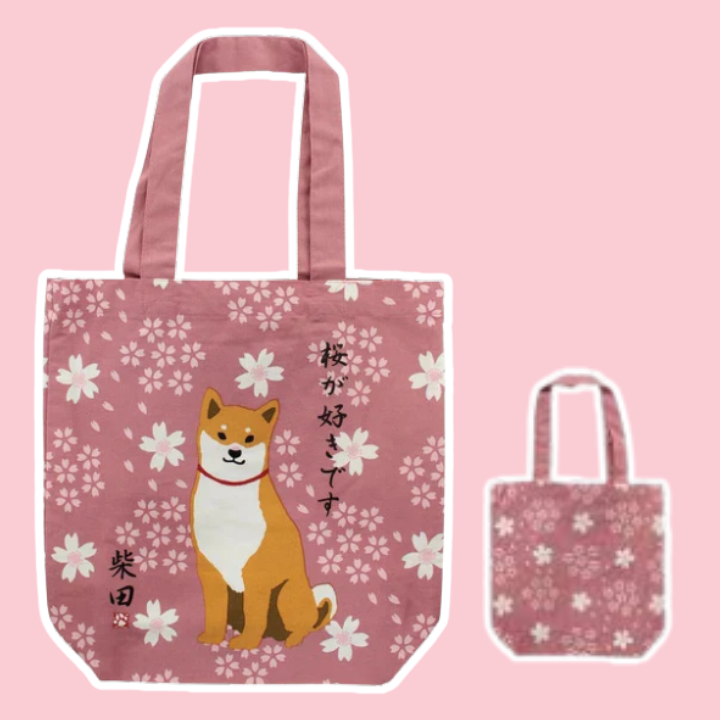 Shiba Inu Tote Bag Sakura Shibata San (FRIENDSHILL)