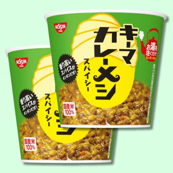 Keema Curry Meshi Spicy Cup 105g (NISSIN)