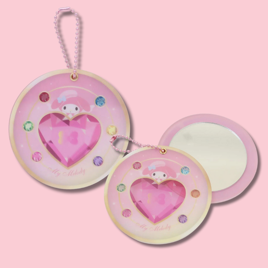 Sanrio Compact Acrylic Mirror Magical Jewelry My Melody