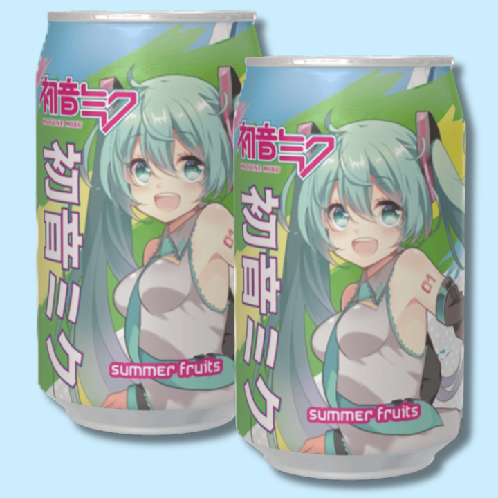 Hatsune Miku Soda Summer Fruits Flavour 330ml (KAWAJI)