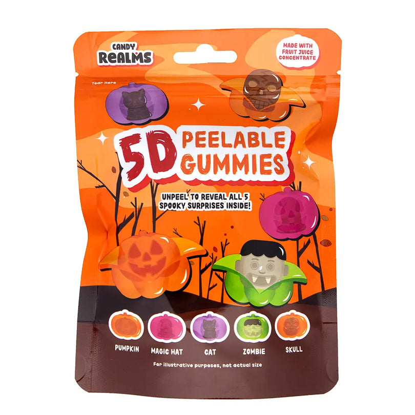 5D Peelable Halloween Gummies 60g (CANDY REALMS)