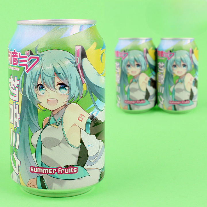 Hatsune Miku Soda Summer Fruits Flavour 330ml (KAWAJI)