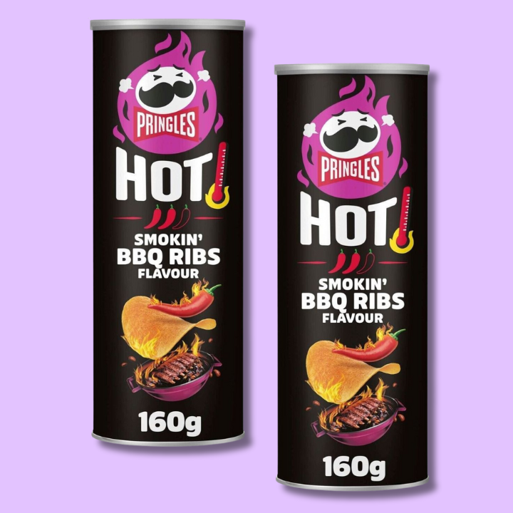 Pringles Hot Smokin' BBQ Ribs 160g