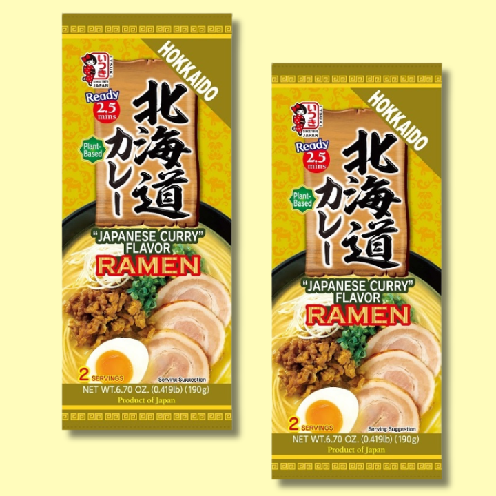 Ramen Hokkaido Curry 2 servings 190g (ITSUKI) DATOVARE