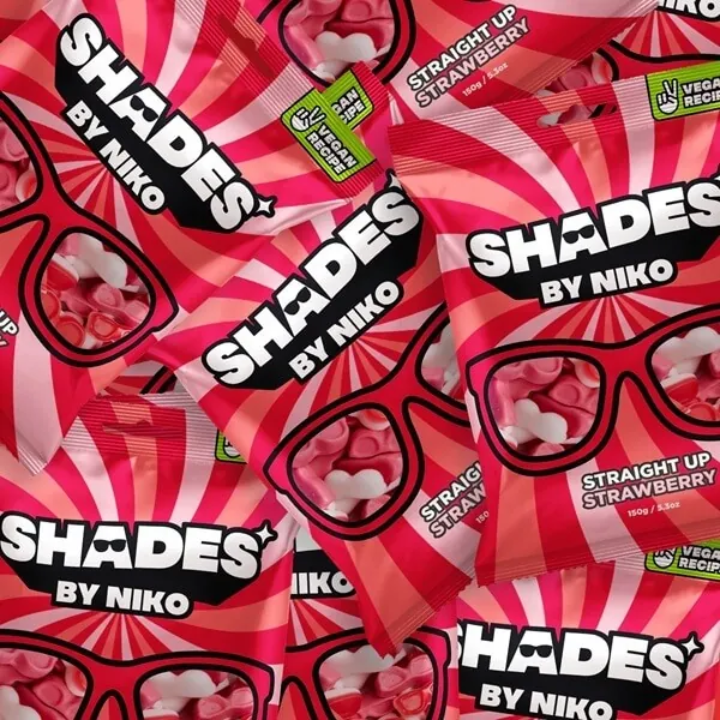Shades By Niko Straight up Strawberry 150g