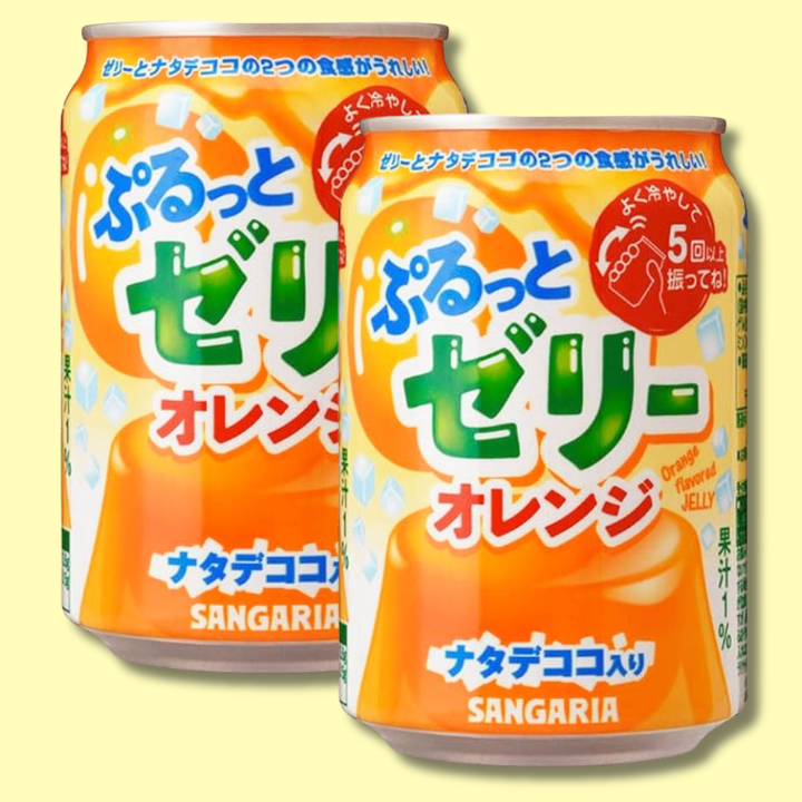 Tsubu Tsubu Purutto Orange Jelly Drink 280ml (SANGARIA)