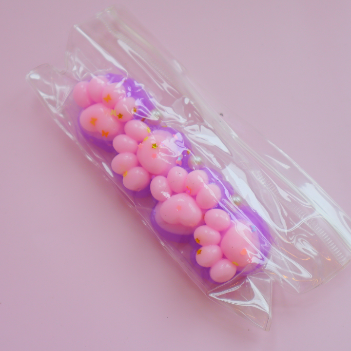 Taba Squishy Dango Cat Paws 12cm Rosa X Lilla