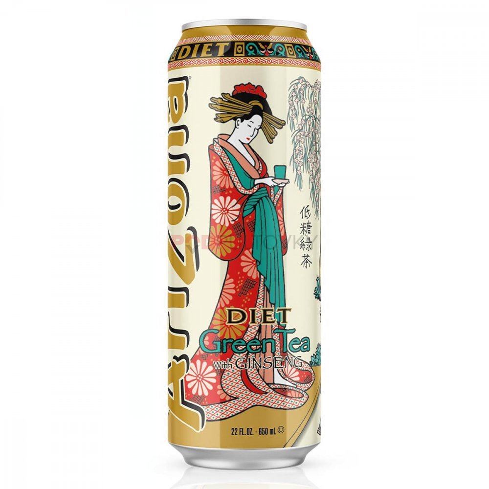 Arizona Diet Green Tea with Ginseng 650ml