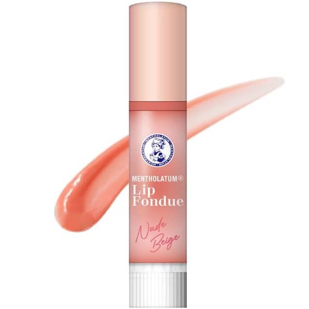 Mentholatum Lip Fondue Melty Lip Balm Nude Beige Lipstick 3.2g (ROHTO)