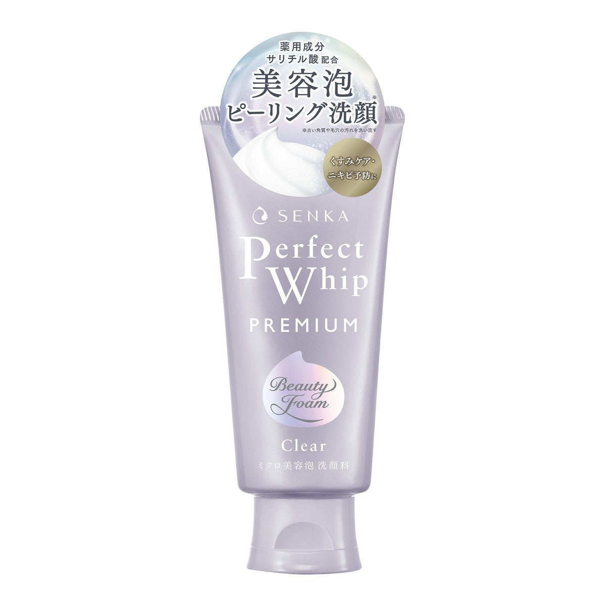 Perfect Whip Premium Clear Beauty Face Foam 120g (SENKA)