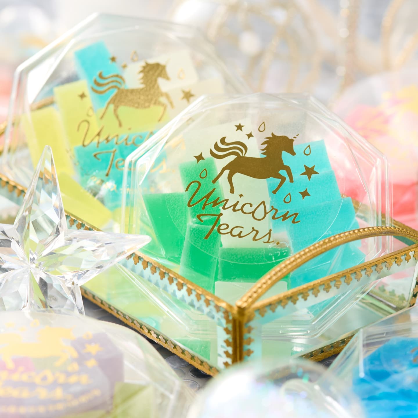 Crystal Candy Kohakutou Shine Crystal Turquoise Citrine of the Doubtful Paradise 13pcs (Unicorn Tears)