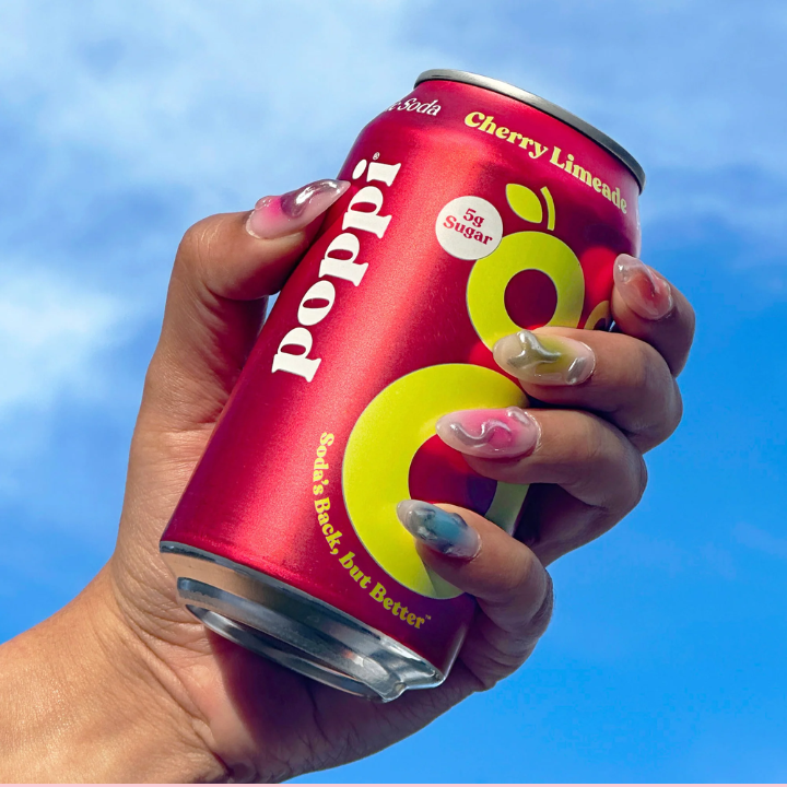 Prebiotic Soda Cherry Limeade 355ml (POPPI)