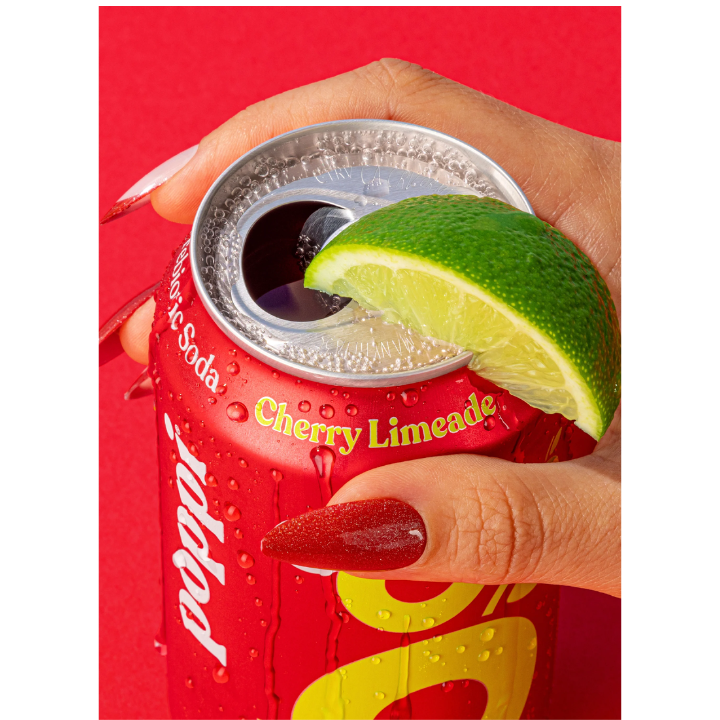 Prebiotic Soda Cherry Limeade 355ml (POPPI)