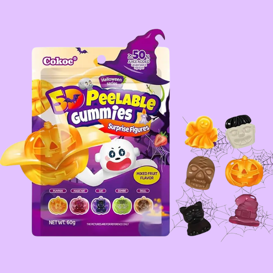 Halloween Peelable Soft Candy Mixed Fruit 60g (COKOC)