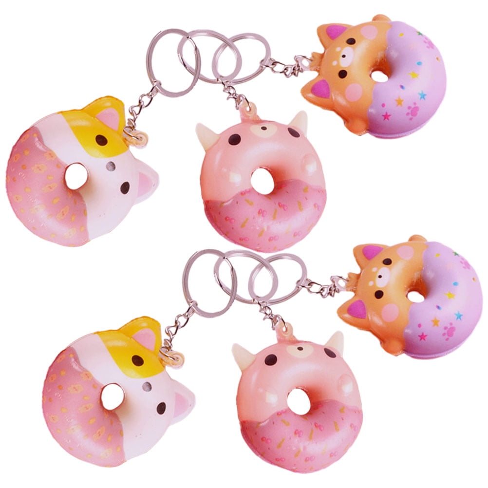 Squishy Keychain Animal Donut