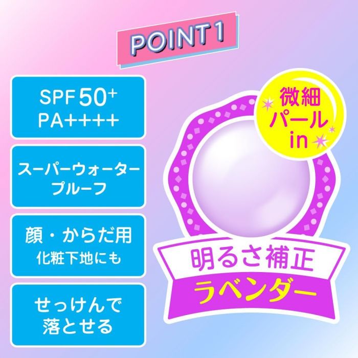 Tone Up UV Essence Tinted Sunscreen Lavender SPF50+ PA++++ 80g (SKIN AQUA)