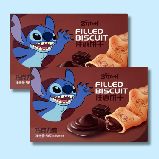 Disney Stitch Filled Biscuit Chocolate 50g