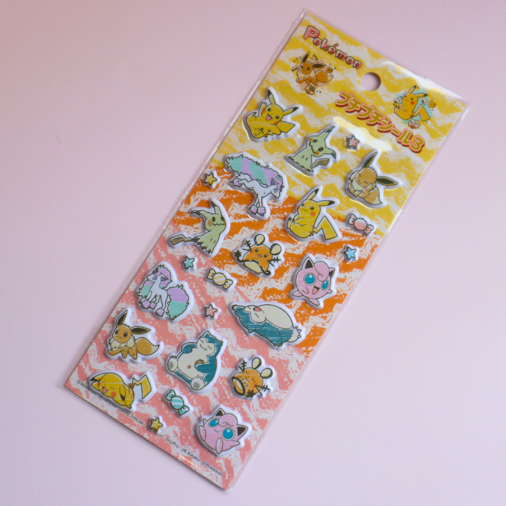 Puffy Sticker Sheet Pokémon (Pokémon)