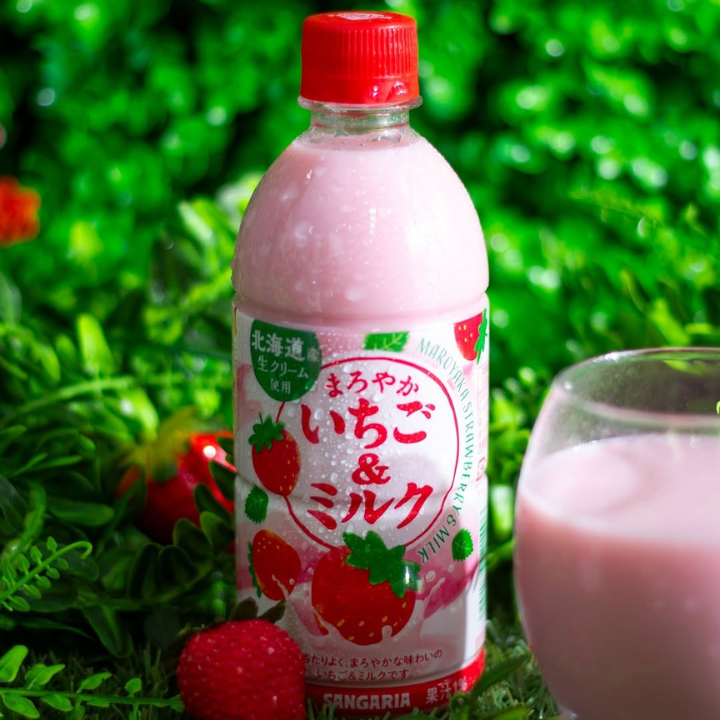 Maroyoka Ichigo & Milk Strawberry Milk 500ml (SANGARIA)