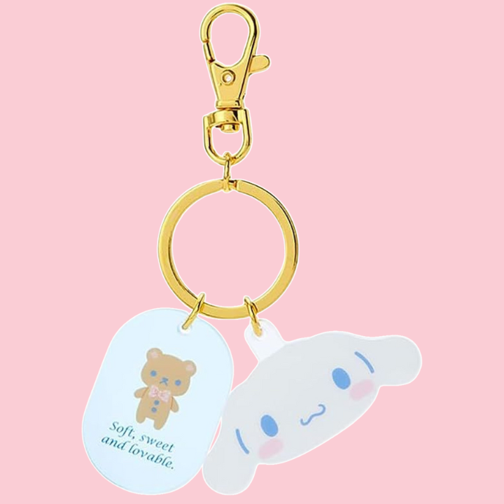Sanrio Acrylic Face Shaped Keychain (SANRIO)