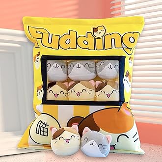 Plushy Bag Pudding Kittens 43cm