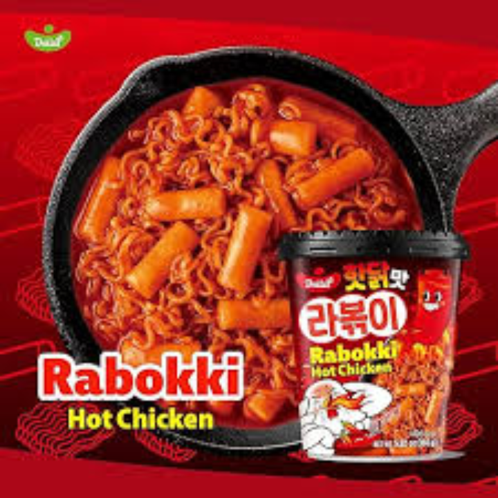 Korean Rabokki Hot Chicken Rice Cakes w/Noodles 165g (Delief)