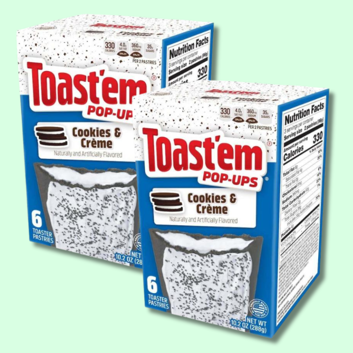 Toast'em Frosted Cookies & Cream 6 pcs 288g